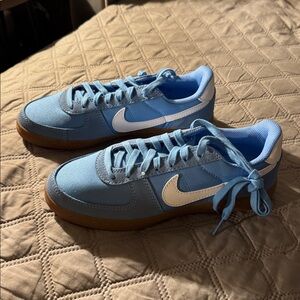 Nike Field General Light Blue Sneakers with White Logo 5.5 Y